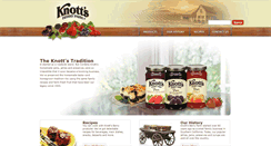 Desktop Screenshot of knottsberryfarmfoods.com